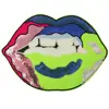 Custom Embroidery Patch colorful lips custom embroidery sew on patches for coat For Clothing