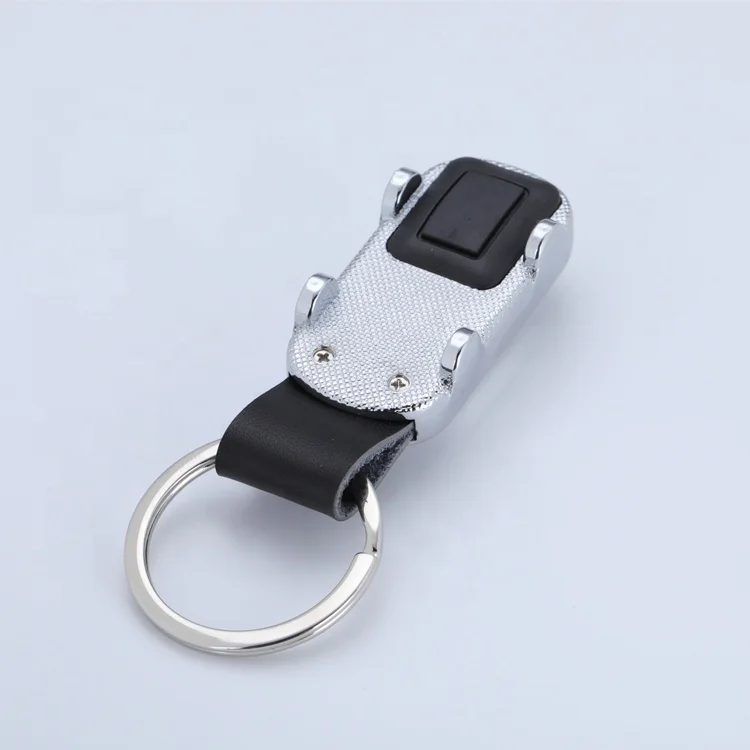 New product ideas factory high quality car shape metal LED keychain