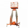 one person electric mobile single mast lift/work platform