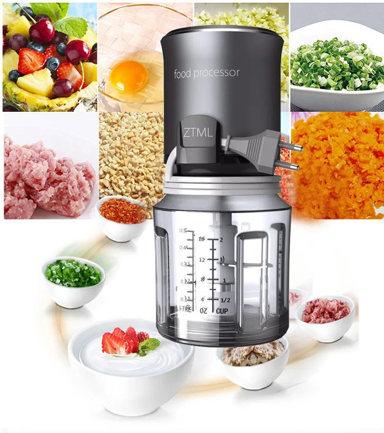 Multifunction Electric Food Processor Meat Chopper For Kitchen Use ...