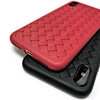 new 2019 arrival soft tpu cases for iphone case x weave pattern cover for apple mobile phone cases for iphone xs max