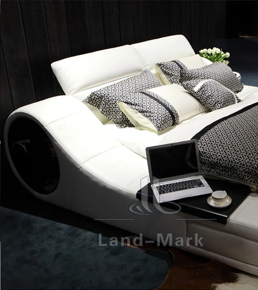Woonkamer moderne lederen sofa/hot koop nieuwe ontwerp slaapkamer ...