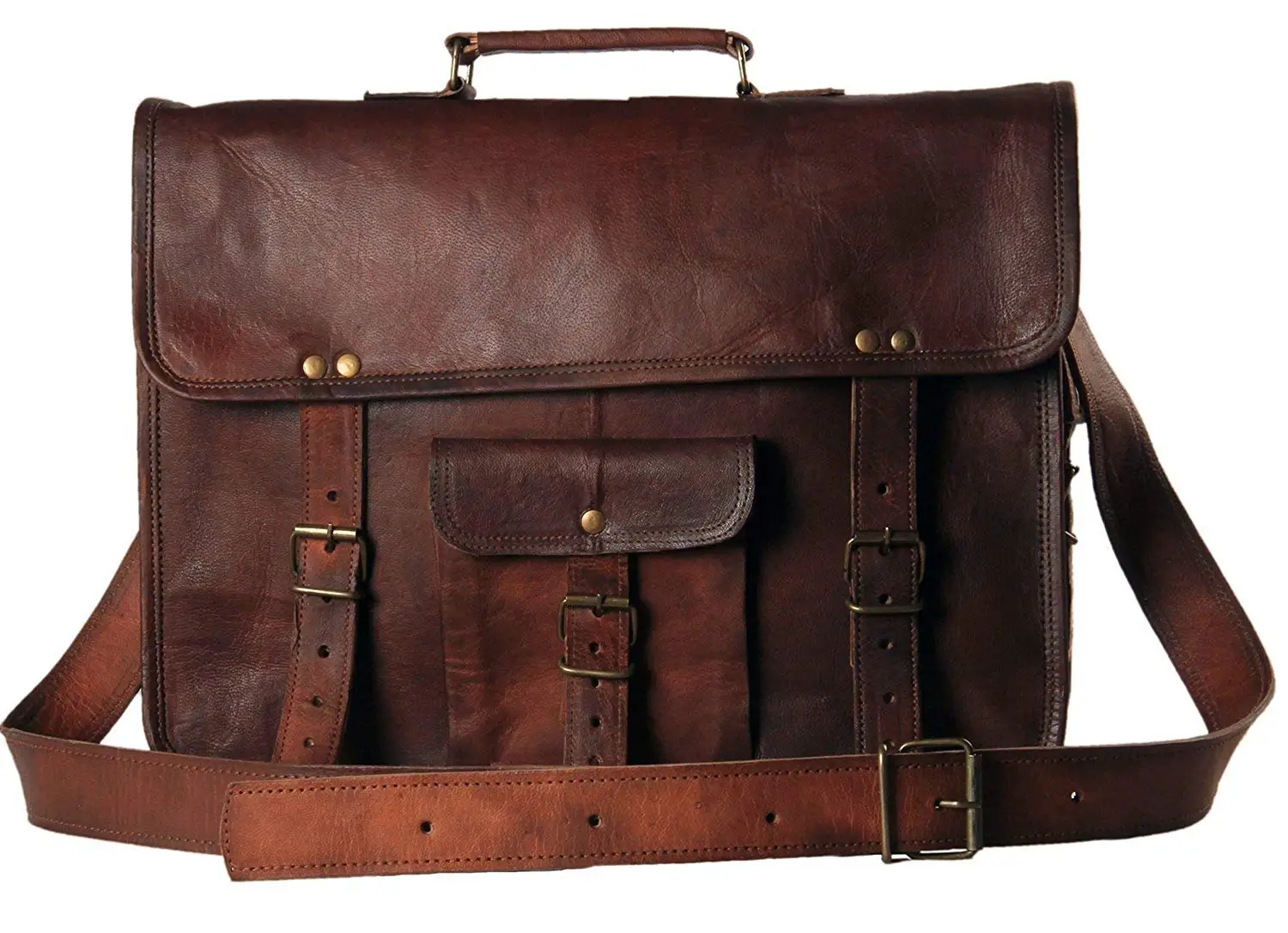 affordable leather messenger bags