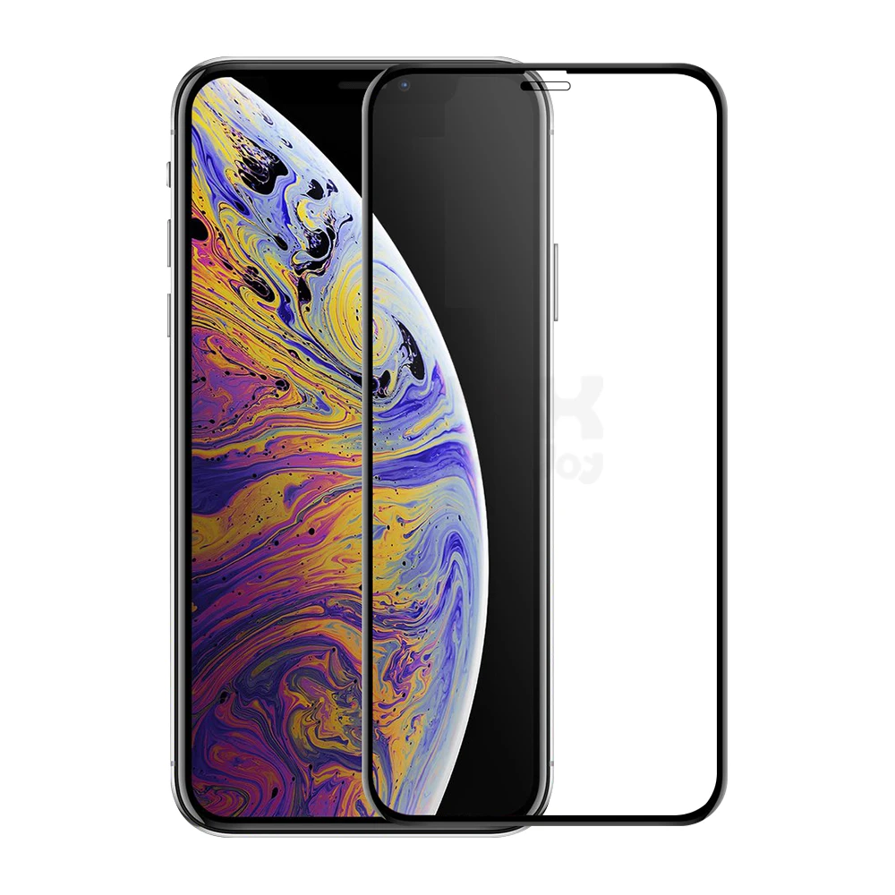 3d 防刮 9h 硬度手机保护膜手机钢化玻璃保护 iphone xs