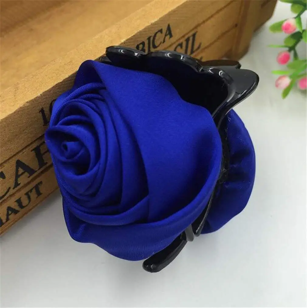 royal blue flower hair accessories