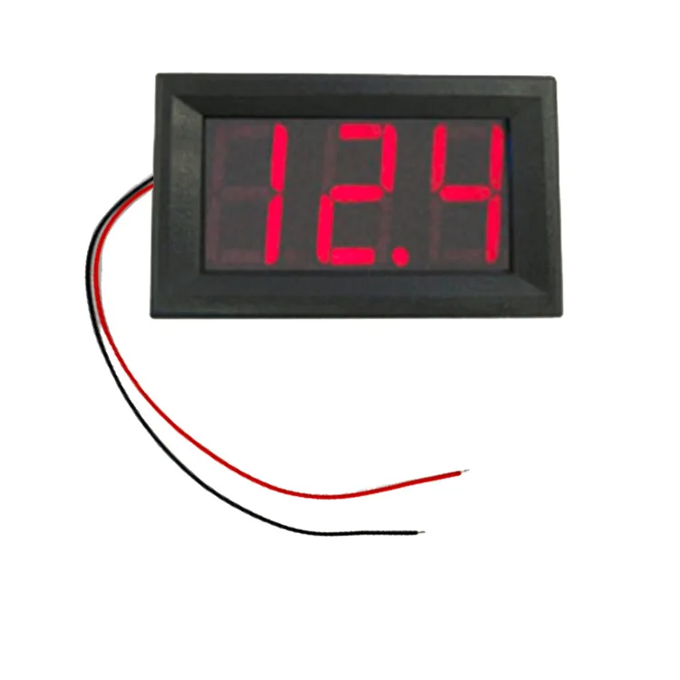 Led Digital Voltmeter 0.56 Inch Dc 4.50v30.0v Home Use Voltage Display