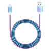 2018 new model strong colorful metal micro usb charger cable for apple
