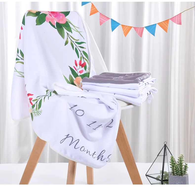 Milestone Couverture Photo Fond Couverture Pour Bebe Garcon Ou Fille Nouveau Ne Buy Couverture D Etape Pour La Photo De Bebe Serviette D Enveloppe De Bebe De Couverture D Ouatine Couverture Mignonne Durable D Impression Pour Le Bebe