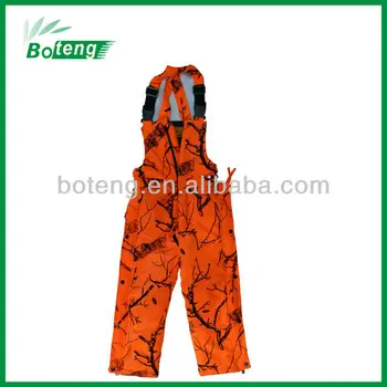 camo bib pants