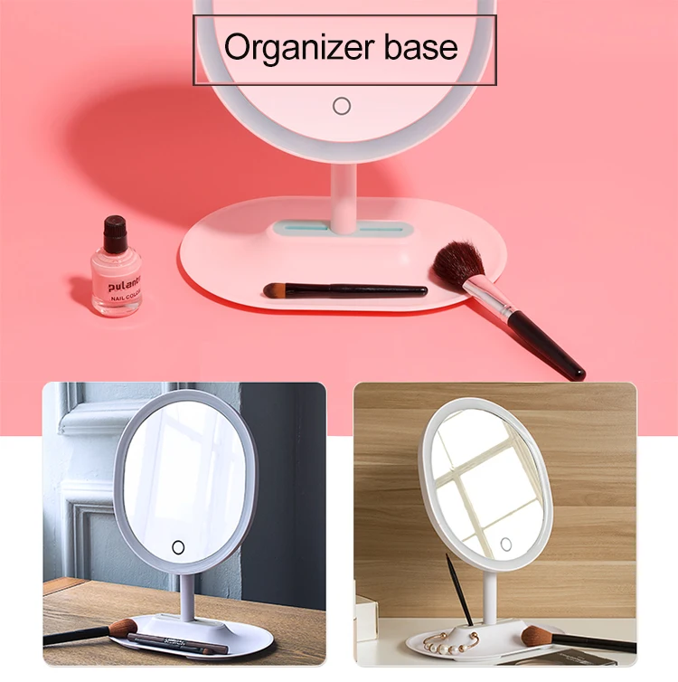 Professional Vanity Touch Sensor Switch Single Sides Oval Shaped Soft