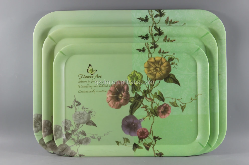 Hot Sale Melamine Decorative Tray Sets