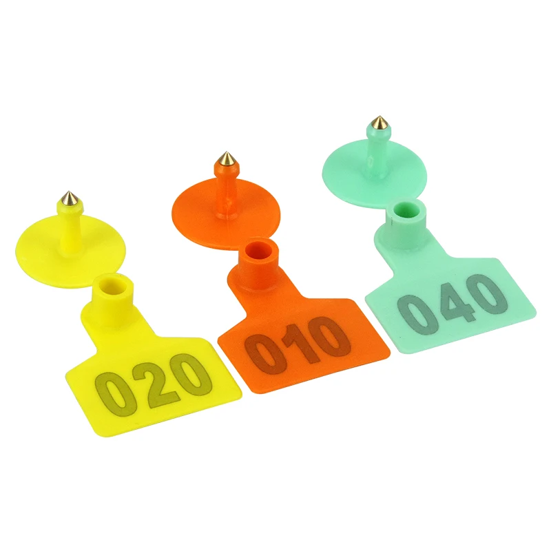 Animal Tpu Plastic Comstumed Pig Ear Tag With Number Hog Eartag