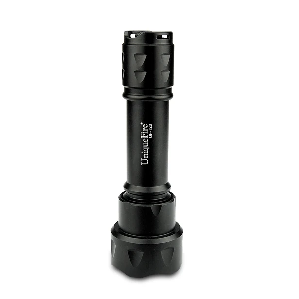 UniqueFire T20 zoom adjustable led hunting focusing flashlight