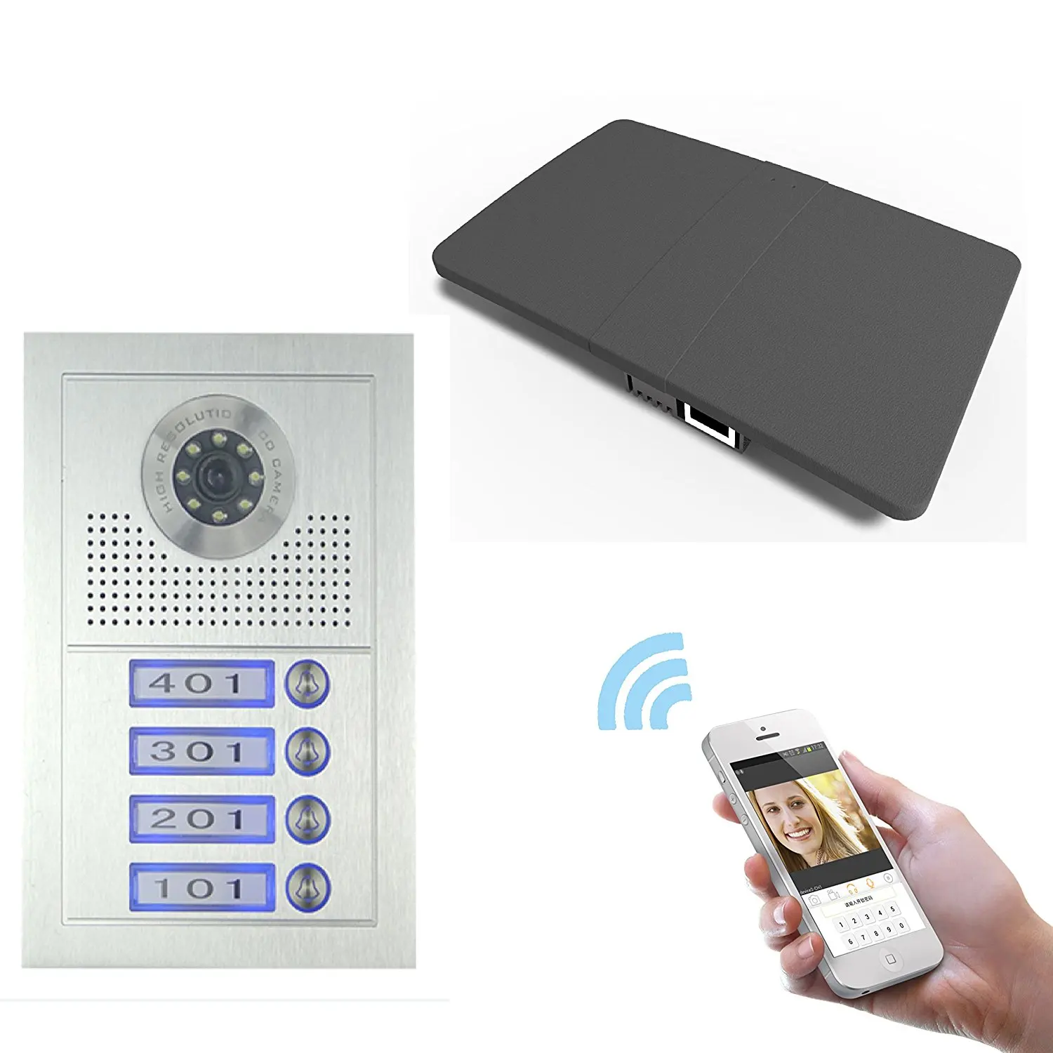 Gbf Smart Video Intercom Doorbell System For Multi Unit Gbf Smart Video Intercom Doorbell System For Multi Unit Apartment Building With Wifi Remote