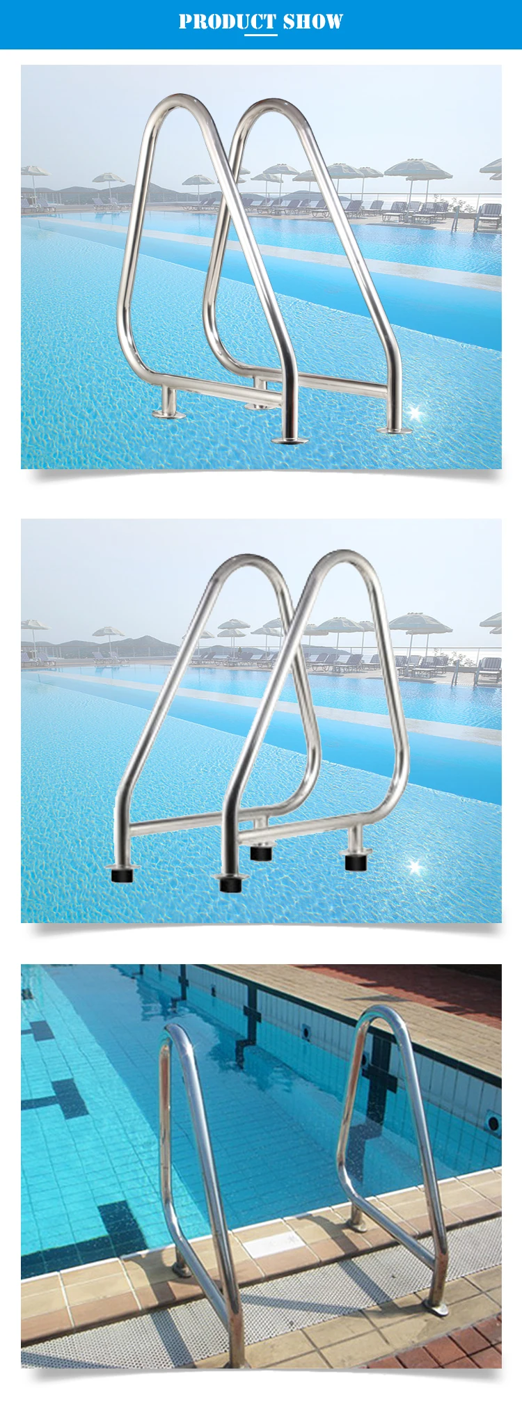 swiming pool hand rails