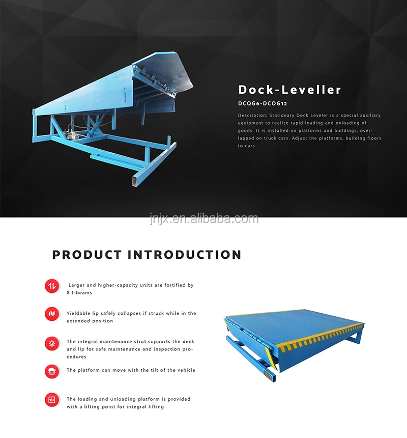 Electric Stationary Forklift Dock Ramp Hydraulic Loading Ramps For Trucks View High Quality Dock Leveler Xinjuxin Product Details From Jinan Juxin Machinery Co Ltd On Alibaba Com