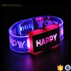 2017 factory price sound activated custom party lighted flashing led bracelet