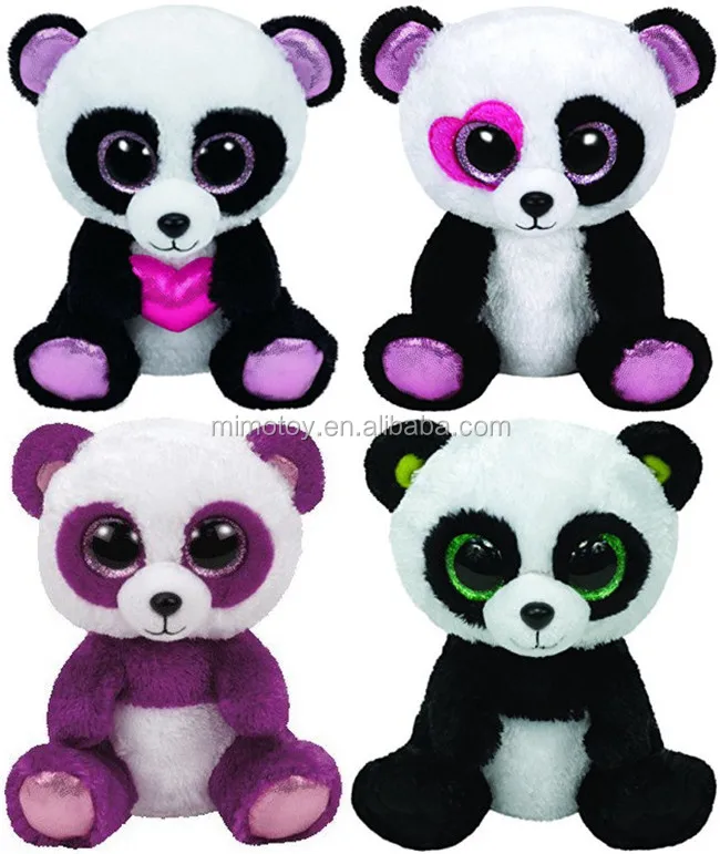 purple panda stuffed animal