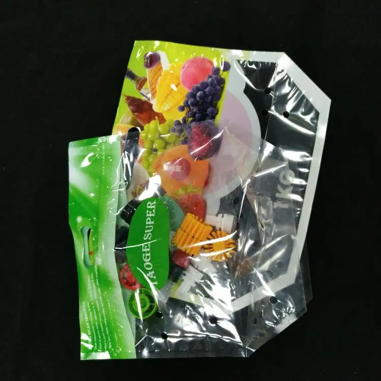 China Factory Antifog Flat Bottom Microperforated Plastic Bag For