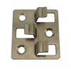 Durable erosion resistant wpc composite outdoor decking accessory stainless steel hidden click fastener clips