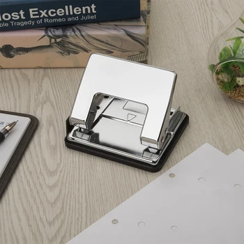 Luxury Reflective Office Stationery Metal Standard Paper Punch Luxury Reflective Office Stationery Metal Standard Paper Punch