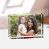 UV Printable Custom Lucite Photo Plaque Family Gift Acrylic Photo Frame Block For Desk