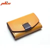 Magnetic Closure Leather Name Card Holder, Leather Business Card Holder