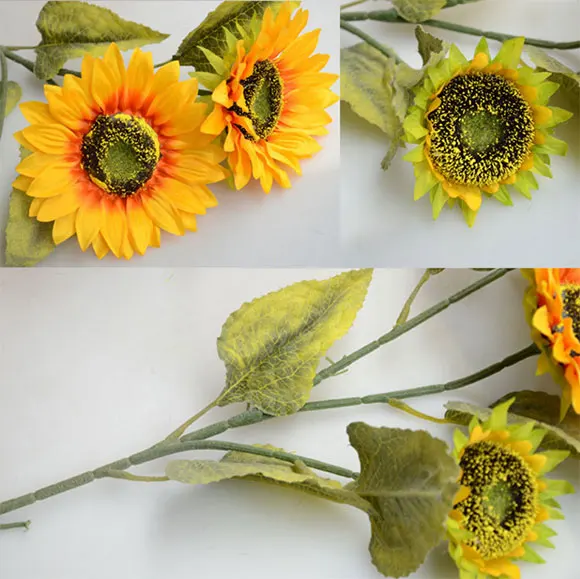 Decorative Flowers Yellow Single Long Stem Artificial Sunflower Buy
