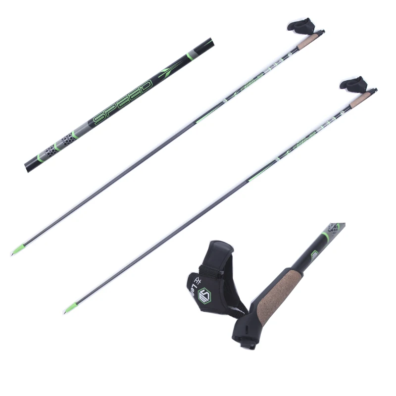 Customized Telescopic Lightweight Carbon Fiber Ski Poles - Buy Ski ...