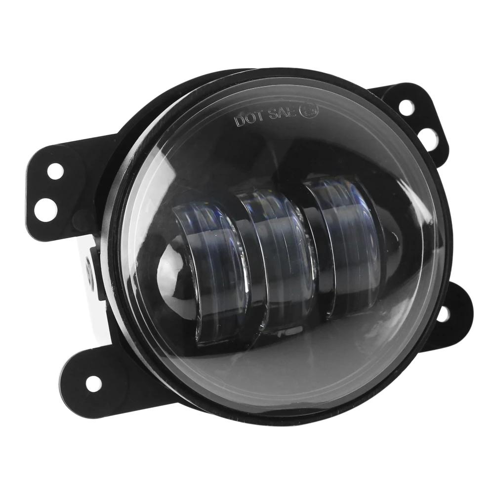 4inch Round LED Fog Light Angel Driving Lamp Replacement for Jeep Wrangler JK TJ 1997-2017