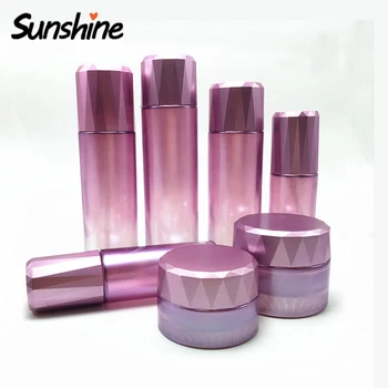Skin Whitening Cream Packaging Purple Glass Cosmetic Serum ...