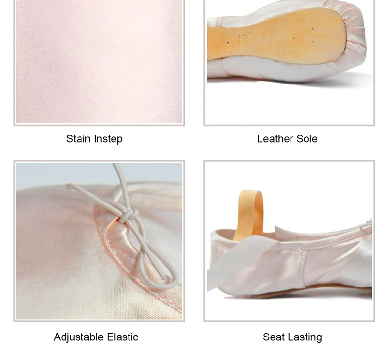 Shoes Ballet Spot For Sale Brown Satin Custom Ballet Shoes With Good Quality