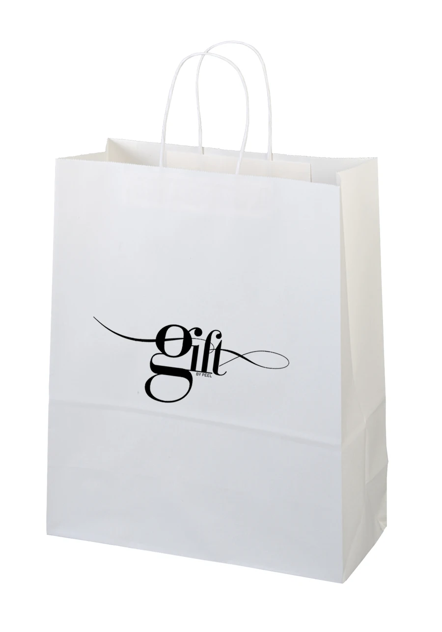 Fashion Design Kraft Paper Bag Logo Printing Packaging For Clothes Bags Product