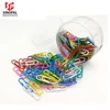 colored U shape plastic paper clips for office and daily usage