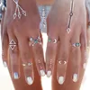 Fashion finger ring 4piece one set for women WholesaleN800214
