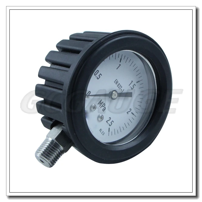High Quality Bottom Connection Pressure Gauge With Plastic Cover Buy