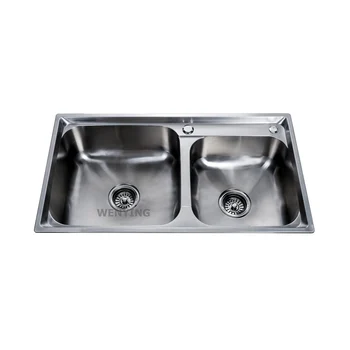 Cheap Price Factory Supply Kitchen Sink With Double Bowl Kitchen