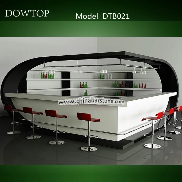 Witte moderne stevige ondergrond keuken bar tellers te koop bar ...