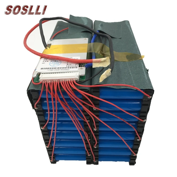 High capacity 3.7v 1865 li-ion cell 60v 30Ah lithium ion battery pack for power battery