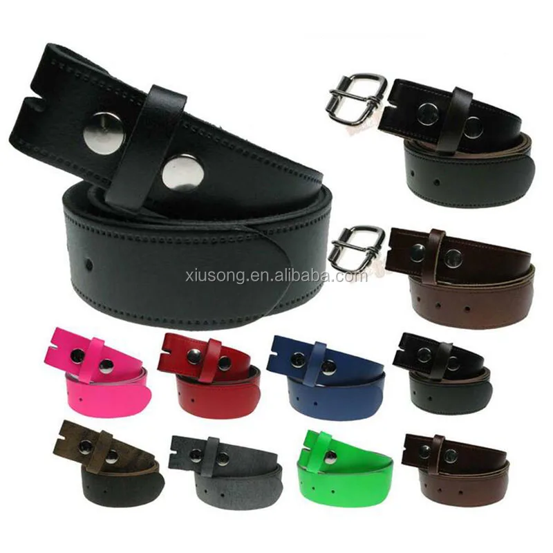 Bel5 Men Original Pu Leather Belt/wholesale Leather Belt Straps Without Buckles Buy Leather