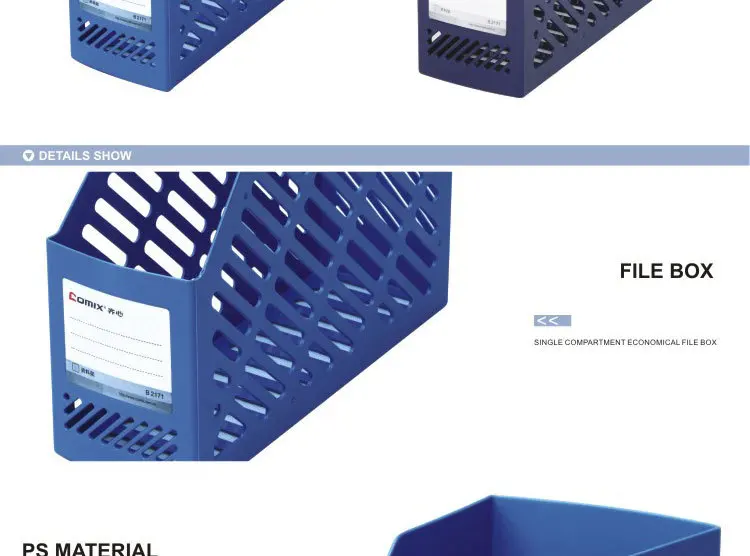 Foldable A4 Single Pocket Ps Plastic Office Magazine Holder Buy