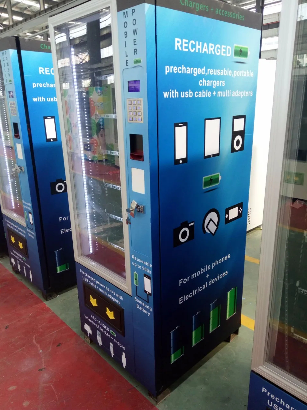Mobile Phone Power Bank Vending Machine,Mobile Cases Vending Machine
