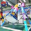 Amusement park!!! Fun fair swing big pendulum rides with LED lights