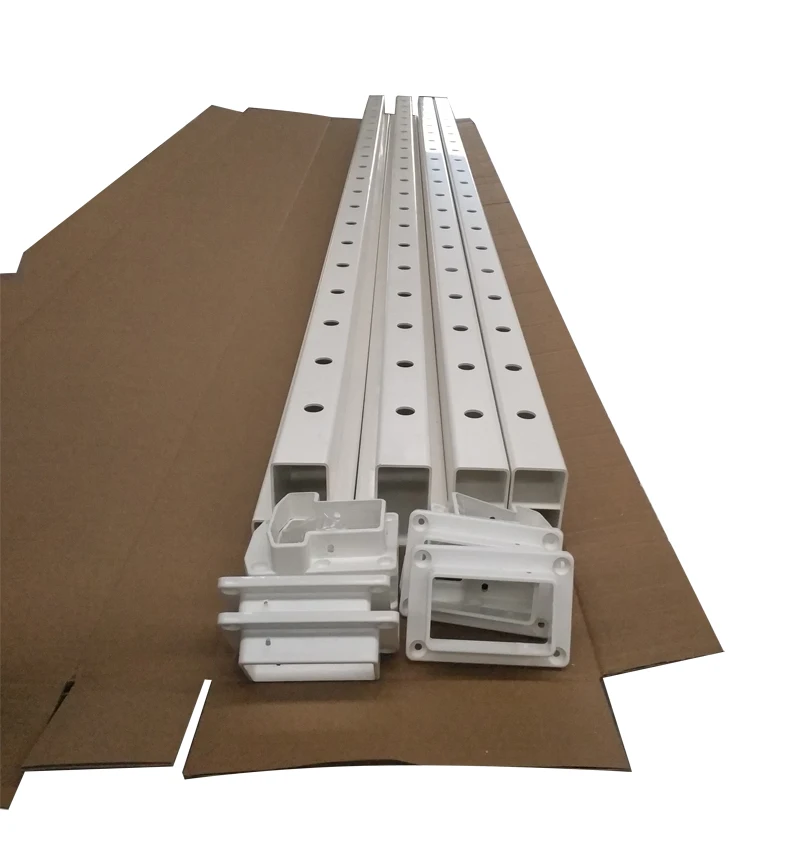Latest Modern Hand Railing Cheap Pvc Vinyl Plastic Balcony Guard Porch