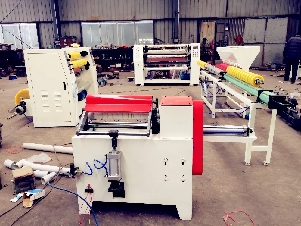 1300mm 1600mm Adhesive Bopp Packaging Tape Jumbo Roll Cutting Machine Buy Adhesive Bopp