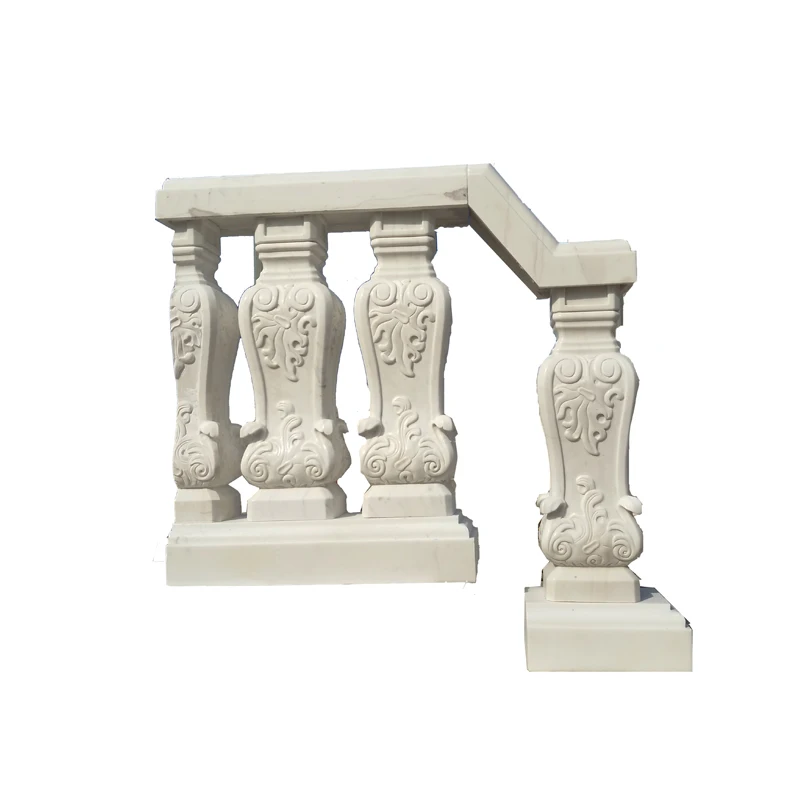 Customized Modern Outdoor Carved Natural Stone Baluster Railing Mcz-42 