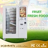 Self service selective LCD advertising display screen fresh food fruit vegetable vending machine