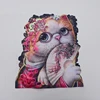 Big led sequin embroidery patch of sequins neck collar patches for sale