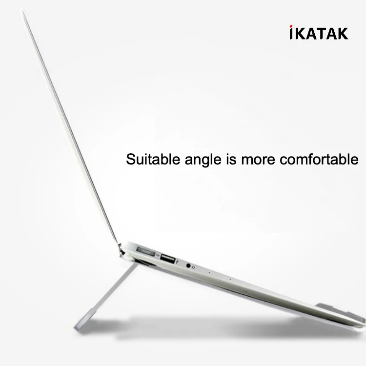 IKATAK Best Aluminum Ergonomic Portable Foldable Laptop Table Stand