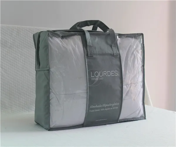 Texpack Oem Non Woven Clear Pvc Bedding Set Packaging Bag Duvet Blanket